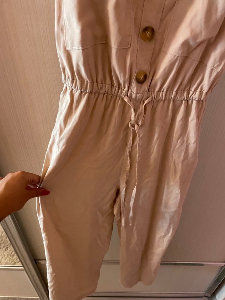 Uzun İnce Askılı Tulum - Görsel 3