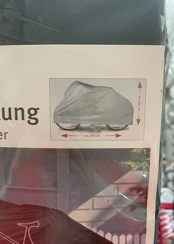 Bisiklet ve Moped Örtüsü, Siyah - Görsel 3