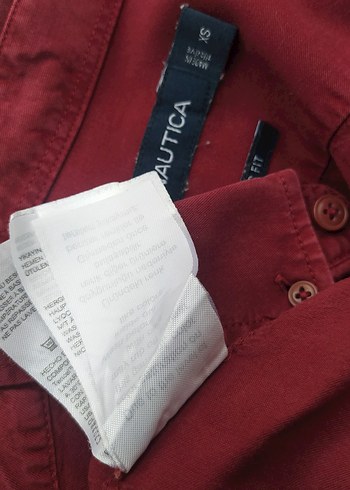 Nautica Bordo Düğmeli Uzun Kollu Erkek Gömlek - Görsel 10