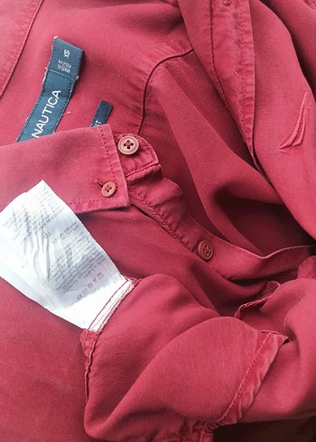 Nautica Bordo Düğmeli Uzun Kollu Erkek Gömlek - Görsel 11