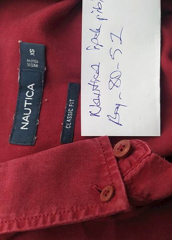 Nautica Bordo Düğmeli Uzun Kollu Erkek Gömlek - Görsel 12