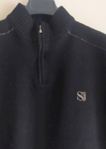 merinos Yün mont Siyah Triko Yelek kazak hiç giyilmedi - Görsel 2