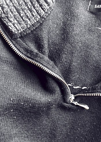 merinos Yün mont Siyah Triko Yelek kazak hiç giyilmedi - Görsel 16