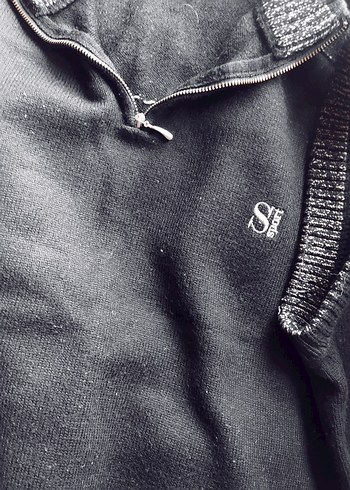 merinos Yün mont Siyah Triko Yelek kazak hiç giyilmedi - Görsel 18