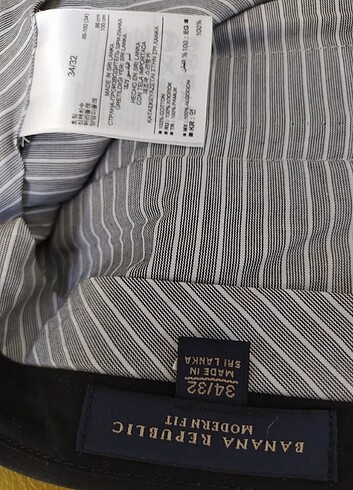 Banana Republic kalın coton kumaş pantolon - Görsel 9