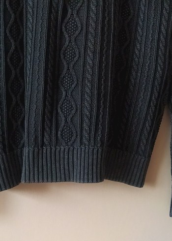 English home Gri Örgü Kazak unisex - Görsel 6