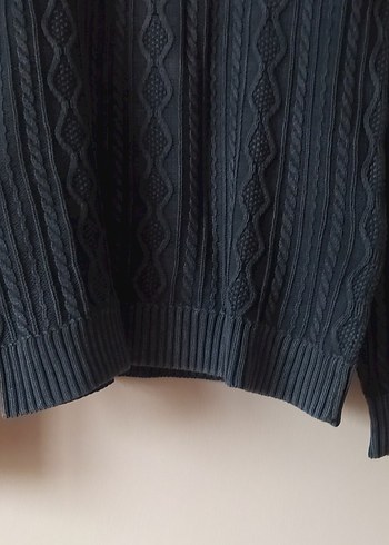 English home Gri Örgü Kazak unisex - Görsel 5