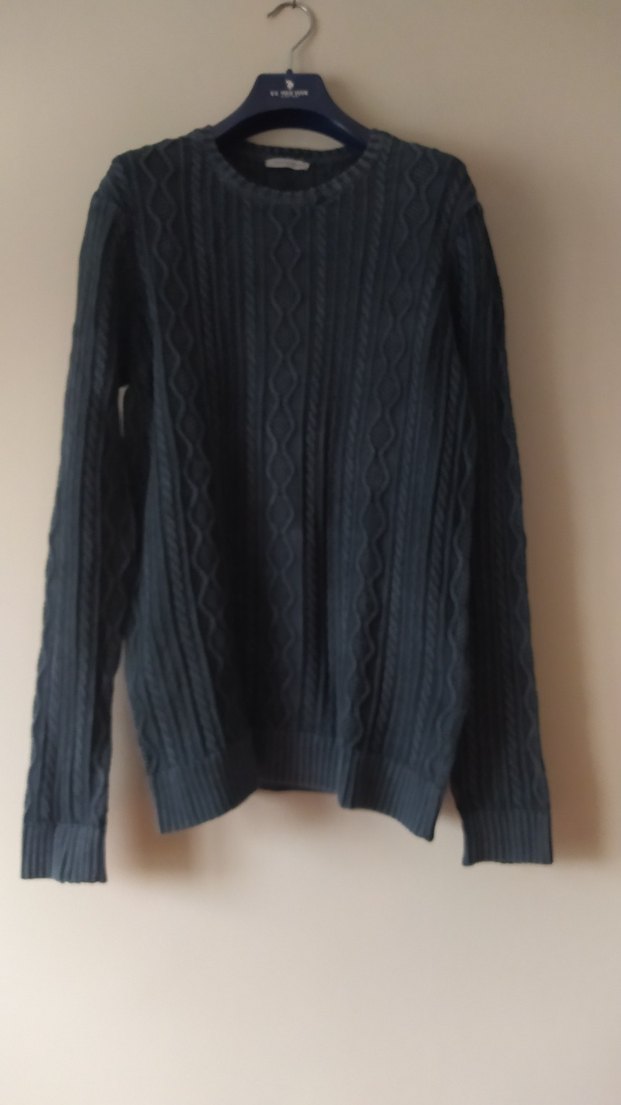 English home Gri Örgü Kazak unisex - Görsel 2