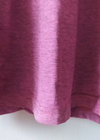 Spor tişörtü üçgen Pembe Baskılı Kısa Kollu, Salaş esnek - Görsel 2