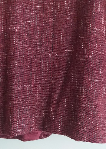 Erkek Bordo Düğmeli kalın Ceket - Görsel 13