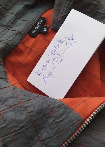 Gri Keten yelek Fermuarlı Ceket - Görsel 9