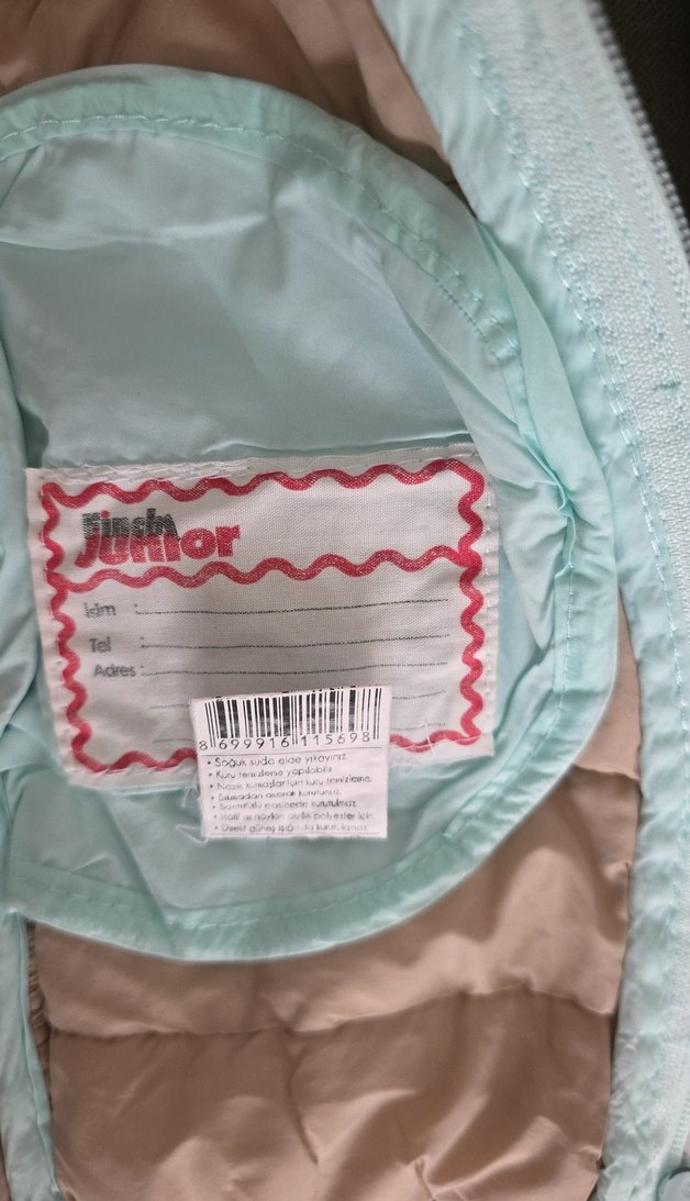 mint yeşili Fermuarlı Yelek - Görsel 5