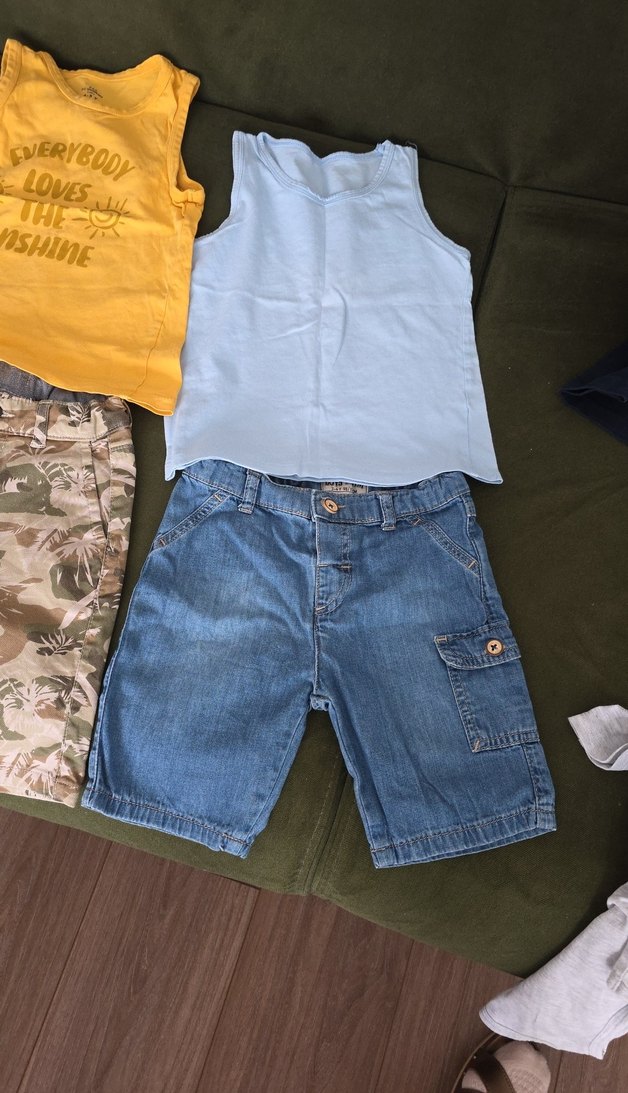 Sarı Kamuflaj Bebek Erkek Kıyafet Seti - Görsel 2