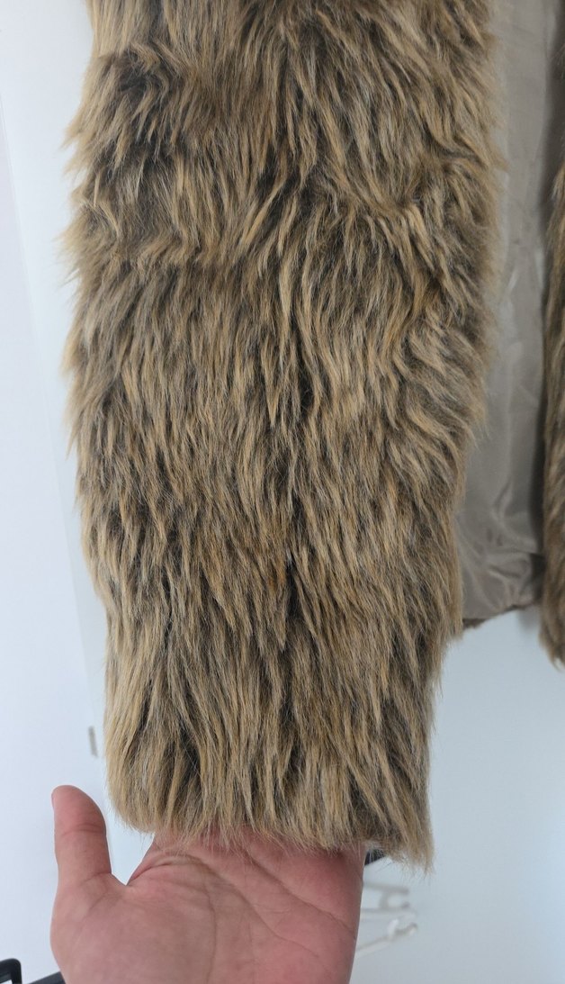 Kahverengi Kürklü Kadın Yelek - Görsel 3