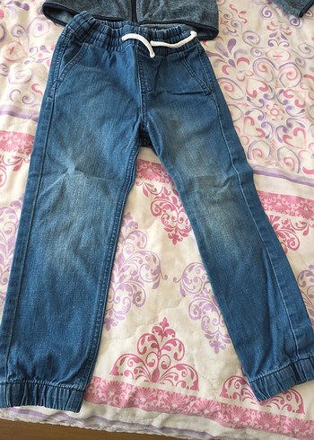 Mavi sweatshirt pantolon - Görsel 3