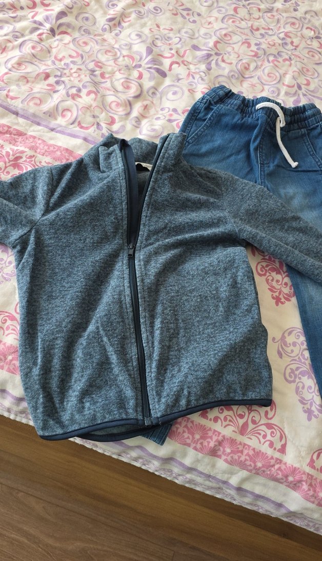 Mavi sweatshirt pantolon - Görsel 5