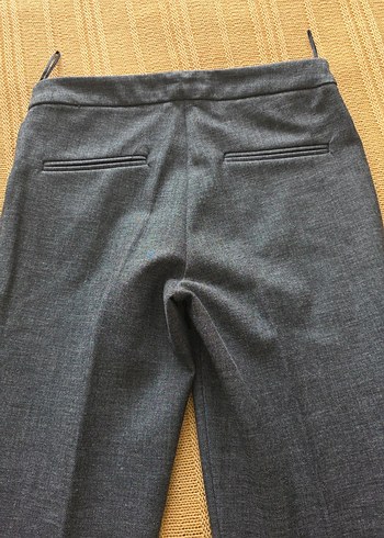 Kadın Gri Kışlık Kumaş Pantolon - Görsel 5