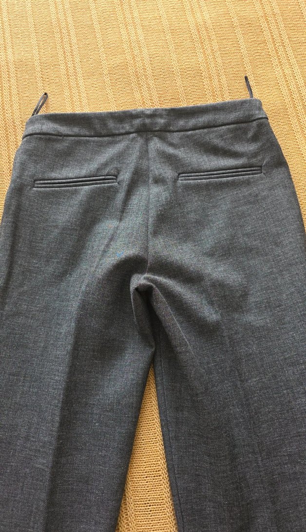 Kadın Gri Kışlık Kumaş Pantolon - Görsel 5