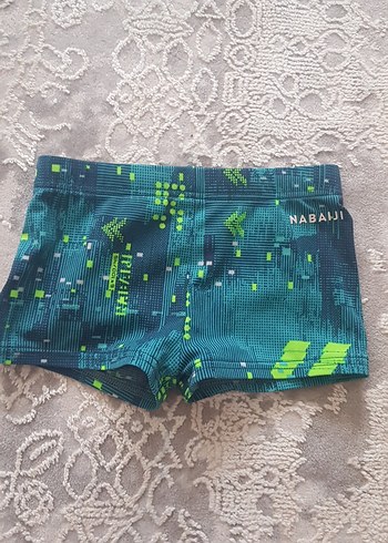 Erkek Çocuk Lacivert ve Turkuaz Mayo Şortları - Görsel 6