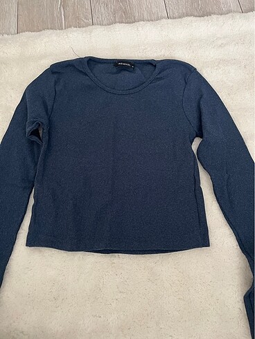 Lacivert fitilli crop