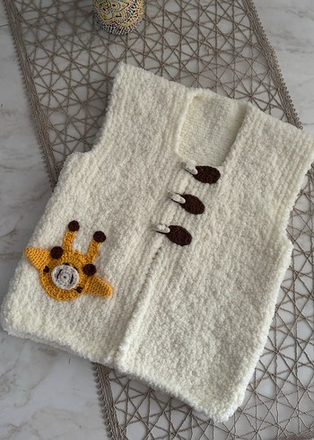 Erkek Çocuk Örgü Yelek - Görsel 4