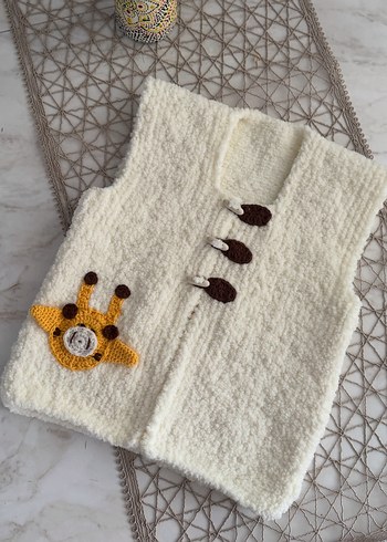 Erkek Çocuk Örgü Yelek - Görsel 3