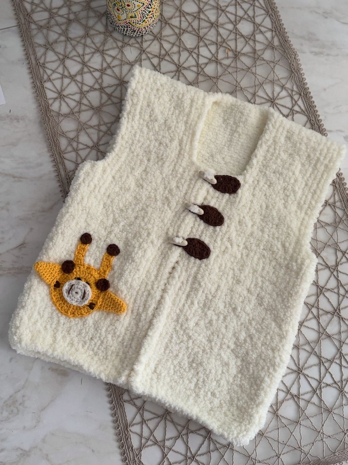 Erkek Çocuk Örgü Yelek - Görsel 3