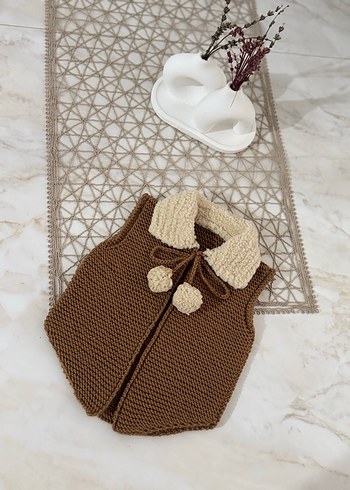 Örgü yelek - Görsel 3