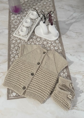 Örgü Bebek Erkek Takımı - Görsel 4