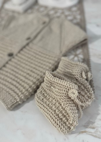 Örgü Bebek Erkek Takımı - Görsel 5