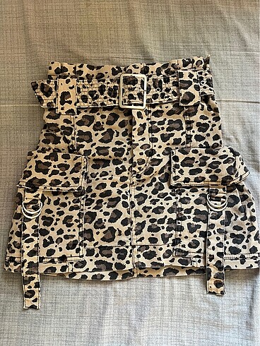 leopar desen etek