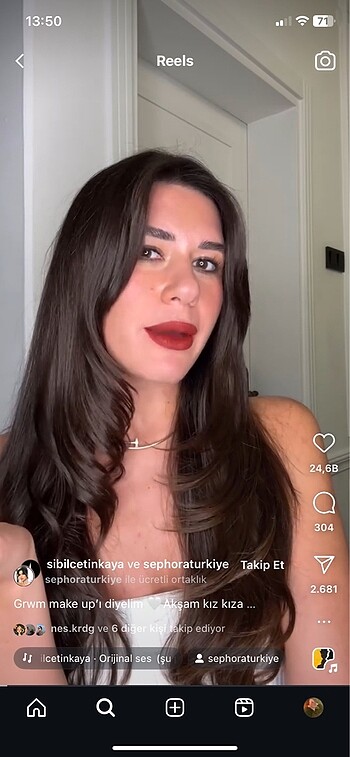 Beden Sephora 17 numara likit ruj