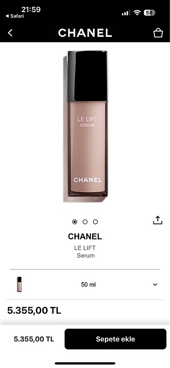 Chanel serum
