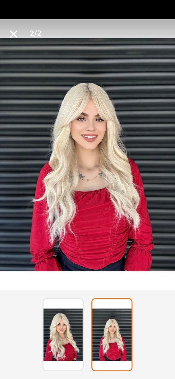 Platin peruk Kadın Saç Aksesuarı - Görsel 2