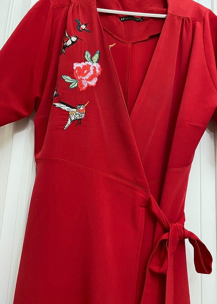 Kırmızı elbise - Görsel 2