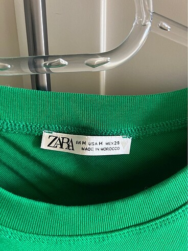 m Beden Zara midi elbise yeşil