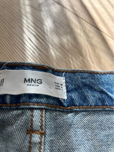 36 Beden lacivert Renk Mango kot pantolon