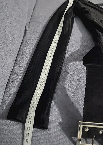 Siyah Kadife Kadın Uzun Tulum - Görsel 5