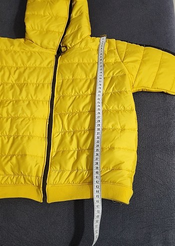 Sarı Fermuarlı Erkek Çocuk Mont - Görsel 2