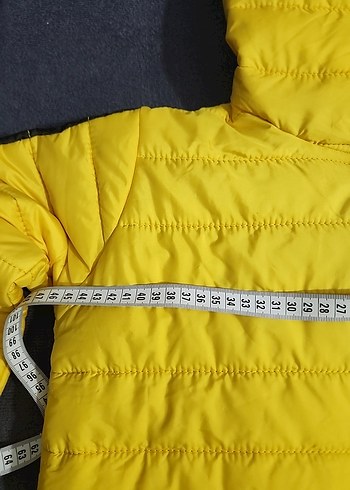 Sarı Fermuarlı Erkek Çocuk Mont - Görsel 3