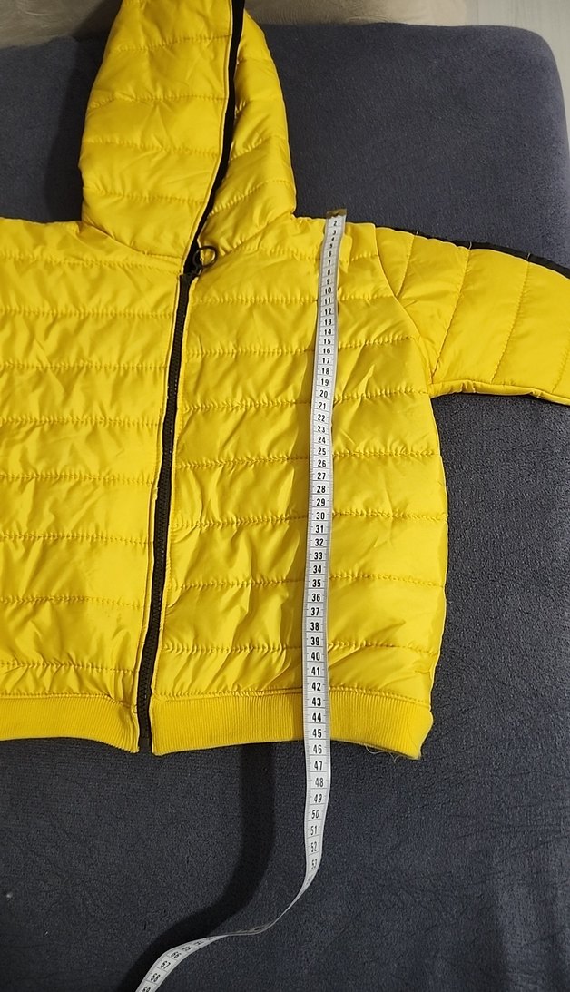 Sarı Fermuarlı Erkek Çocuk Mont - Görsel 2