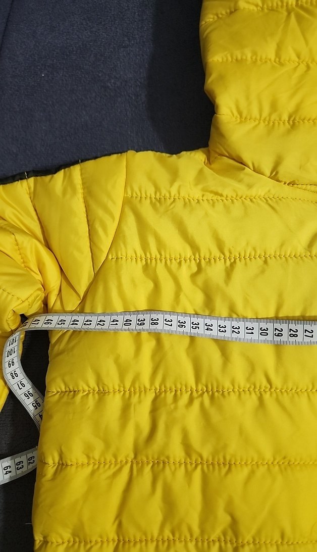 Sarı Fermuarlı Erkek Çocuk Mont - Görsel 3
