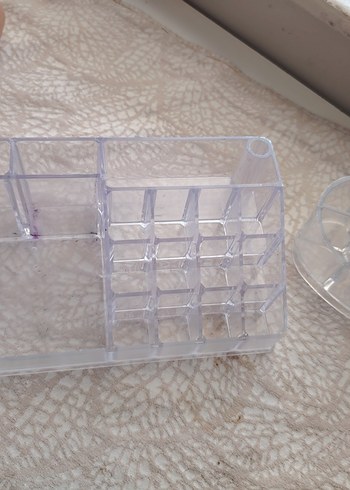 English Home Beyaz Şeffaf Organizer