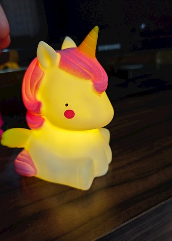 Renkli Unicorn Gece Lambası - Görsel 5