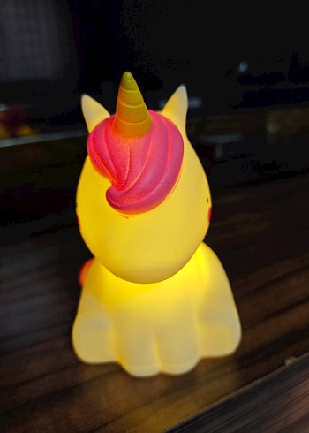 Renkli Unicorn Gece Lambası - Görsel 2