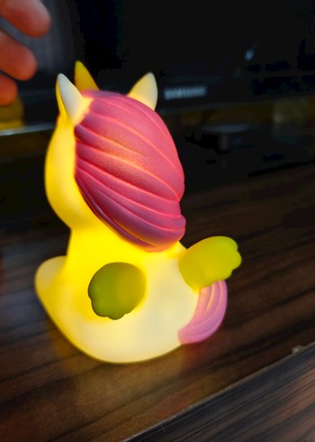 Renkli Unicorn Gece Lambası - Görsel 4