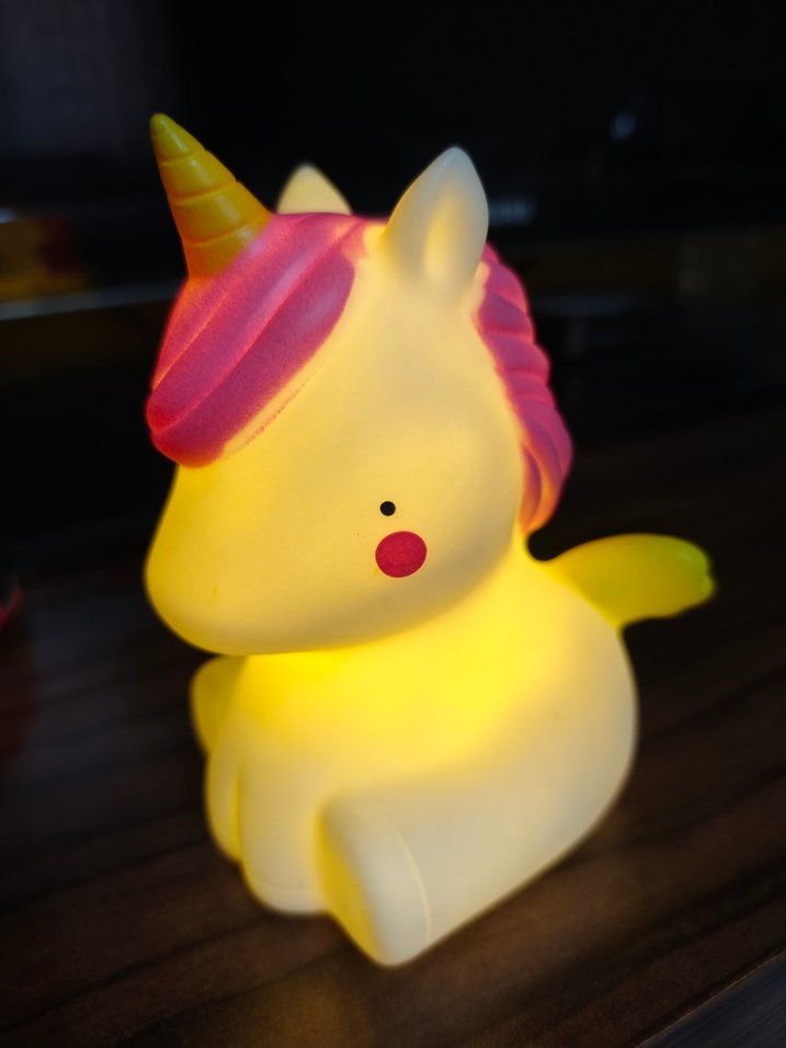Renkli Unicorn Gece Lambası - Görsel 3