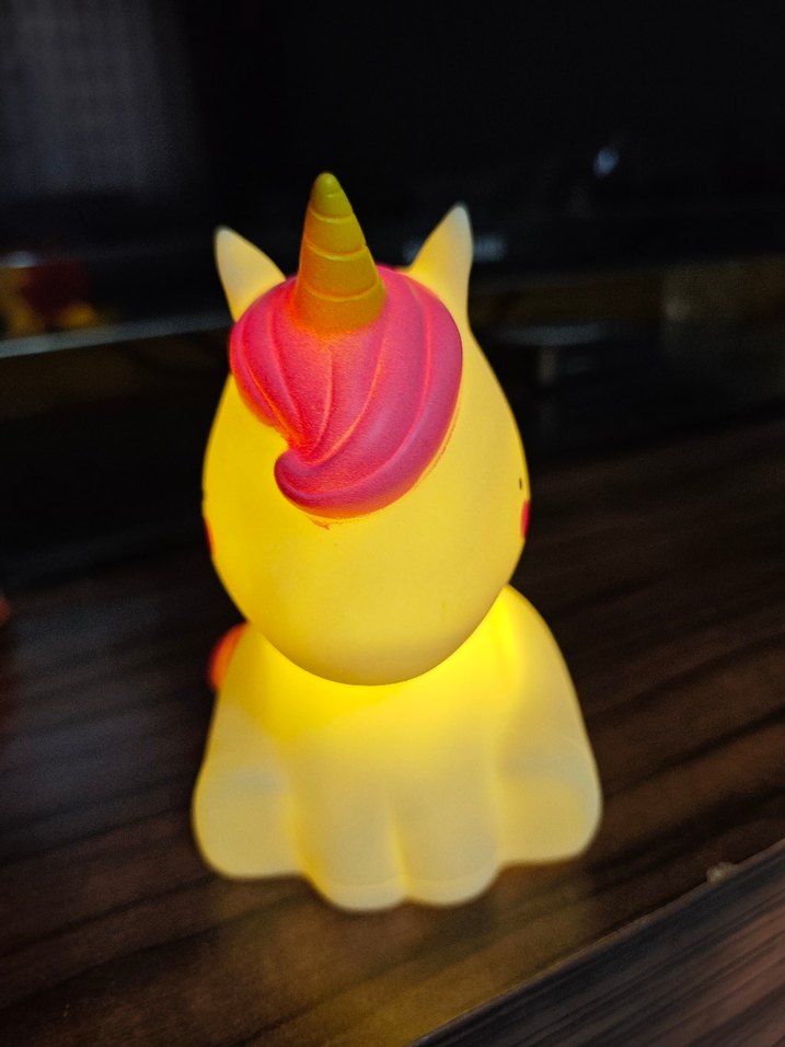 Renkli Unicorn Gece Lambası - Görsel 2