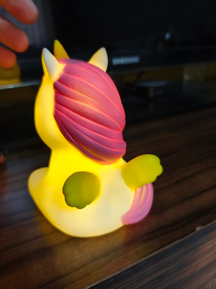 Renkli Unicorn Gece Lambası - Görsel 4