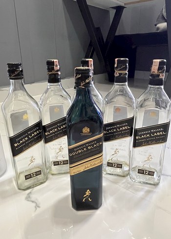 Beden Renk Johnnie Walker Black Label 12 Yıllık Viski şişesi koleksiyon
